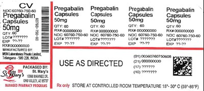 60760-750 (Pregabalin 60760 750 60)